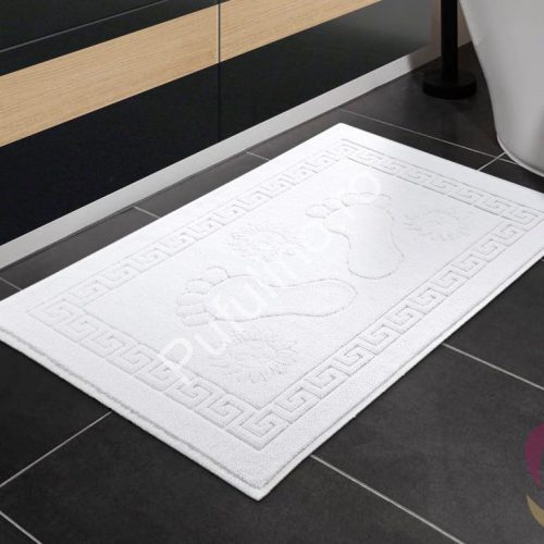 Covoras Baie Alb, Model Grecesc, 50x70cm, 550gr/m2 - Truva Grup - PUF4867