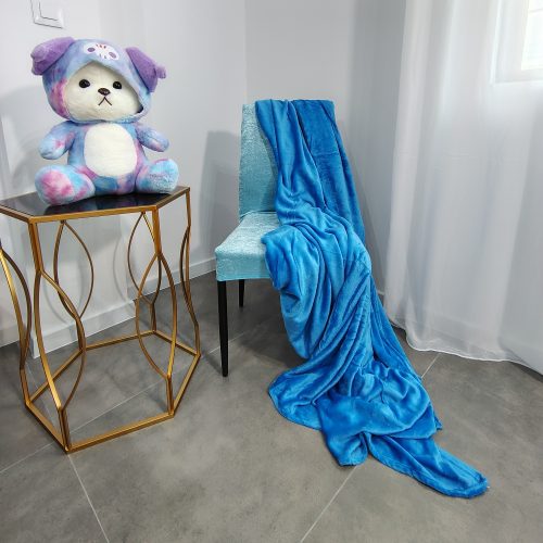 patura soft albastra