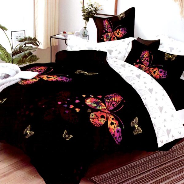 Lenjerie neagra cu fluturi Super Elegant Pucioasa PUF7658