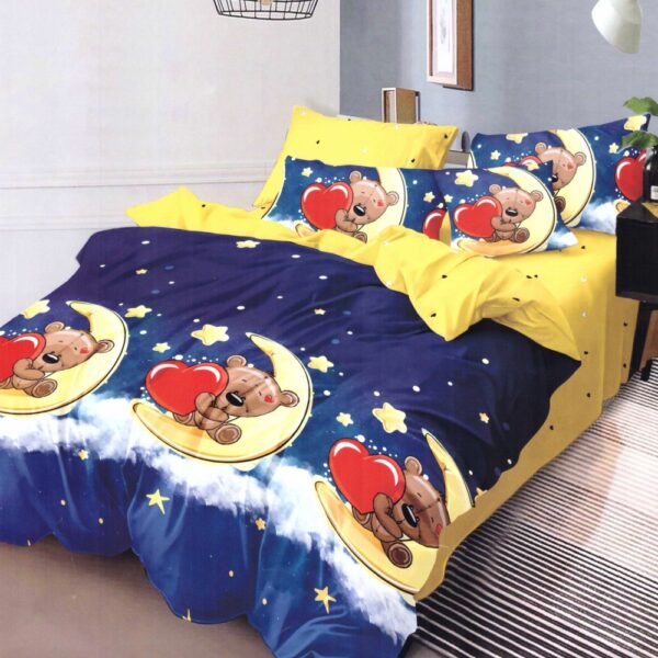 Lenjerie Bumbac Finet, 6 Piese, Pat 2 Persoane - Casa Pucioasa - PUF7769