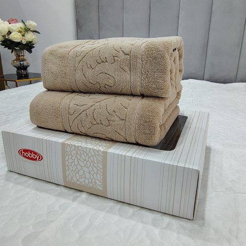 Set 2 prosoape hobby sultan bej cutie