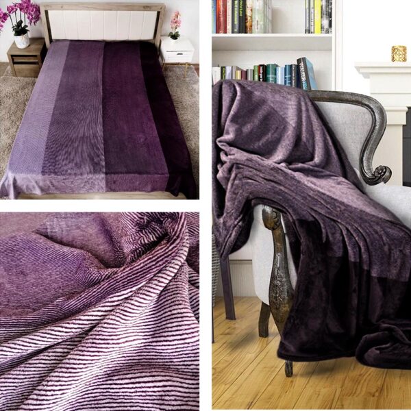 Patura Pufoasa Degrade Violet