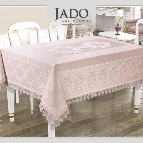 fata de masa jado dantela - roz