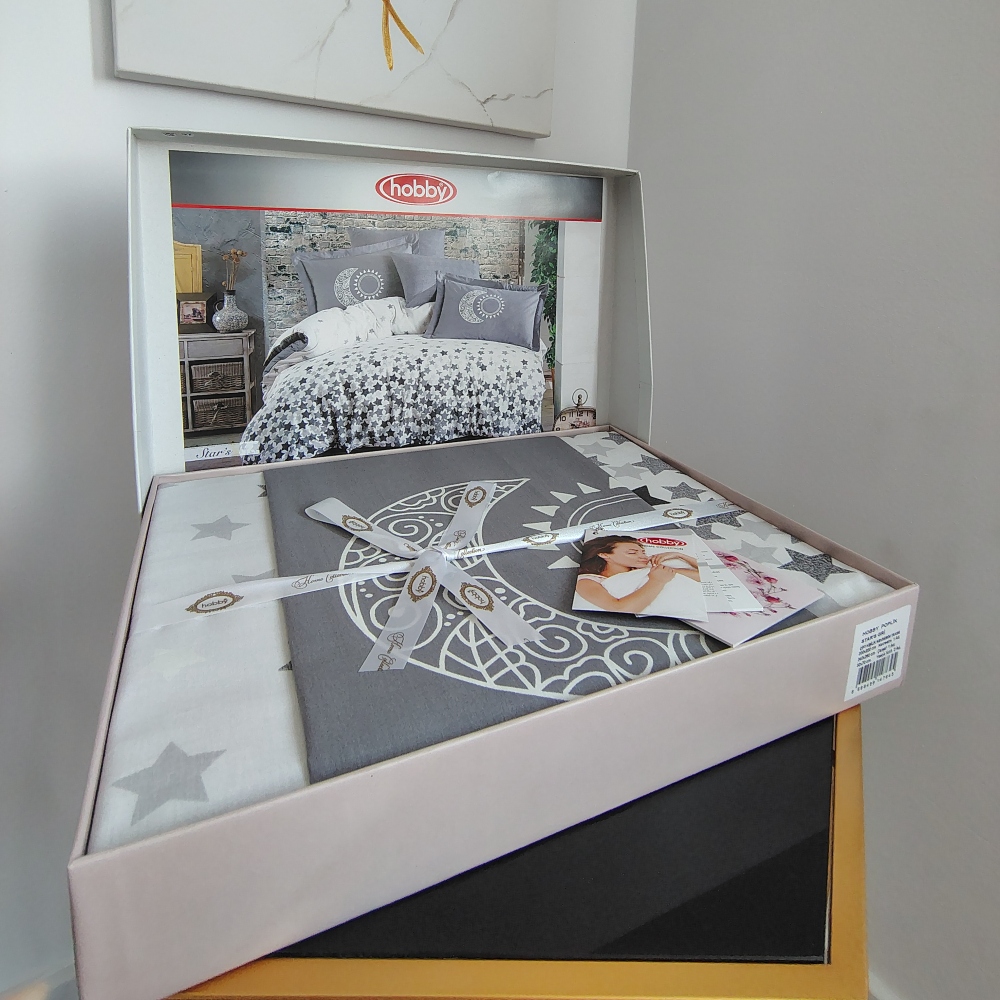 lenjerie de pat bumbac poplin cu stelute lenjerie de pat bumbac poplin cu stelute