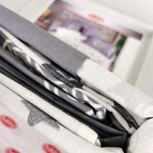 lenjerie hobby stars poplin grey