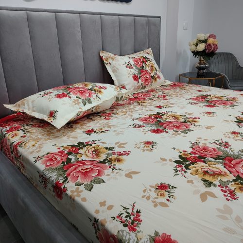husa de pat finet cu trandafiri rosii (2)
