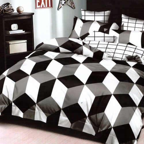 lenejrie satinata cu romburi