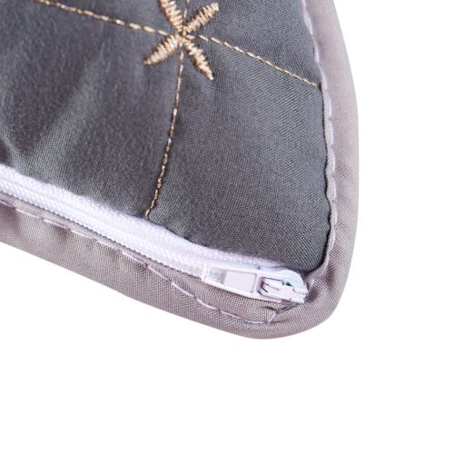 perna brodata gri antracit bumbac