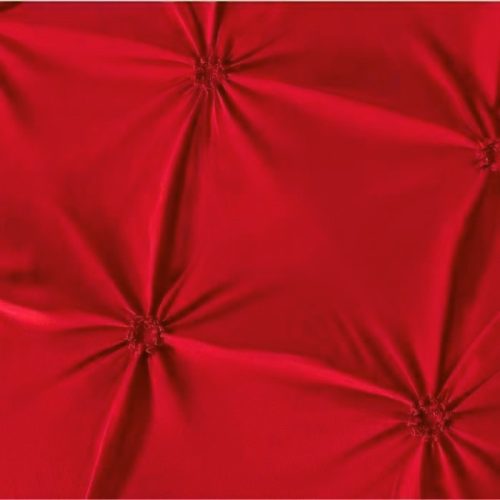 lenjerie cu pliuri aproape - rosu aprins