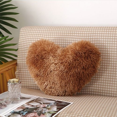 perna decorativa model inimioara maro