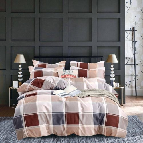 lenejrie maro cu carouri