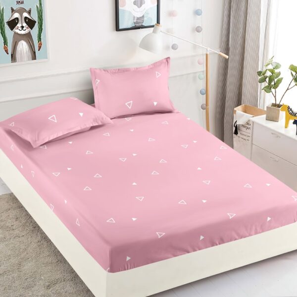 husa de pat roz