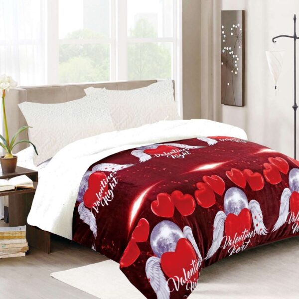 patura cu blanita valentine's day