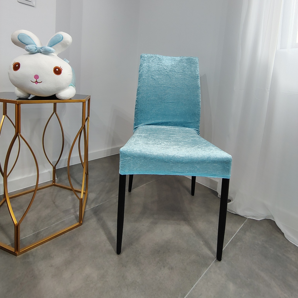 husa de scaun velvet albastra 1 husa de scaun velvet albastra