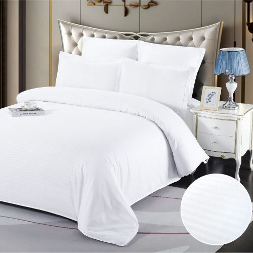 lenjerie damasc alb romania