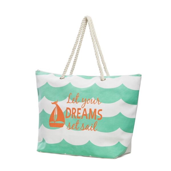 geanta plaja heinner dreams green