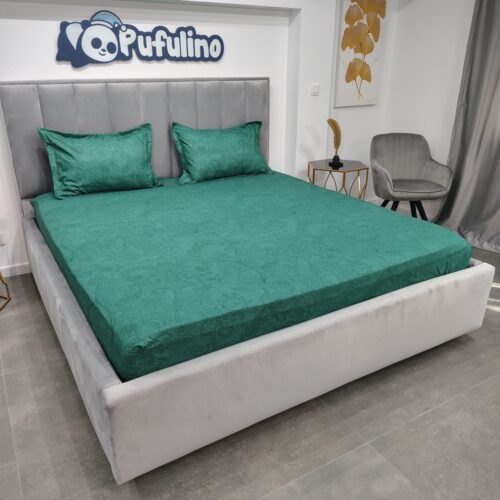 husa de pat finet verde