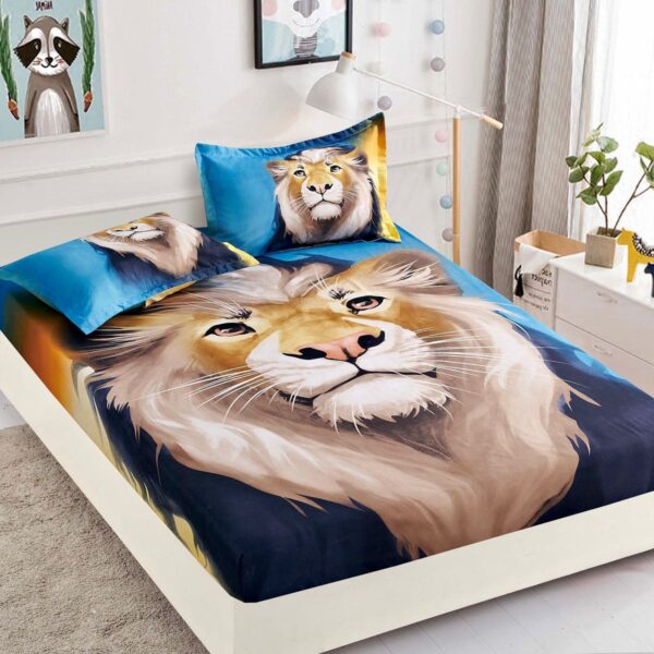 husa din finet 160 x 200 - lion