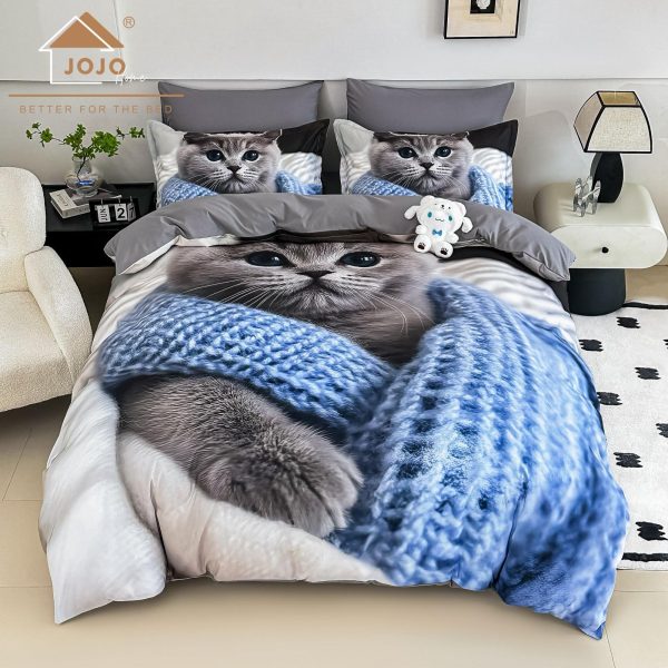 lenjerie 5d cu pisicuta si fular