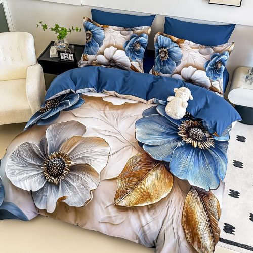 lenjerie multicolora flori 5d