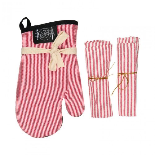 set bucatarie 3 piese HR-3KS-RED