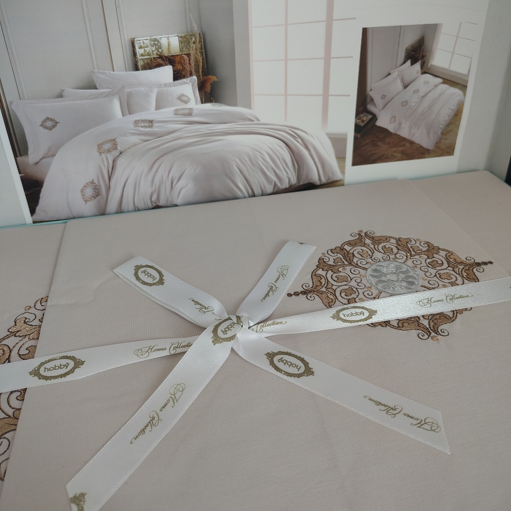 lenjerie de pat bumbac 100 bej (1) lenjerie de pat bumbac 100 bej