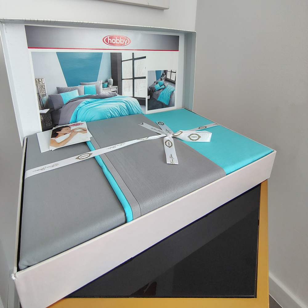 lenjerie de pat damasc turcoaz (1) lenjerie de pat damasc turcoaz