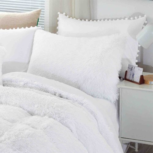 lenjerie cocolino fluffy alb