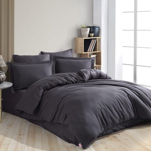 lenjerie diamond damasc gri inchis