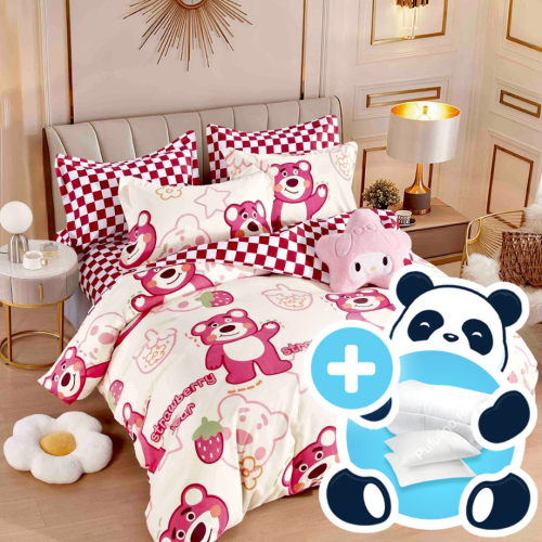 Pachet 1 persoana strawberry pink