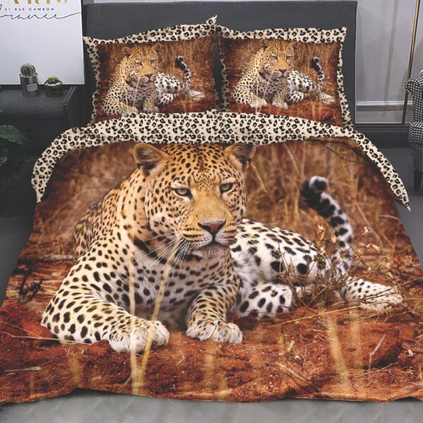 lenjerie animal print cu leopard