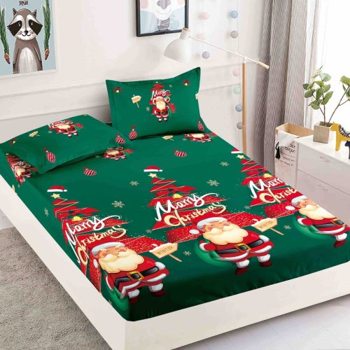 husa finet craciun verde