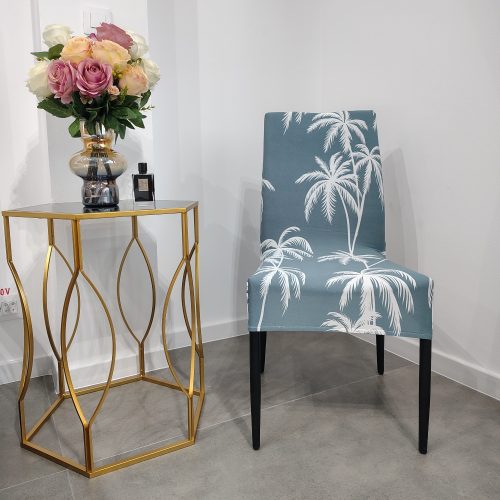 husa de scaun cu palmieri