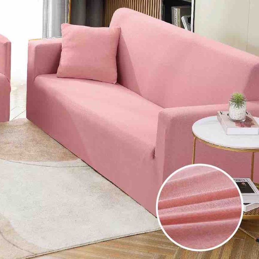 husa pentru canapea roz