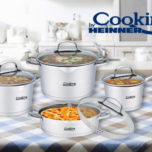 set de gatit din inox troya 1