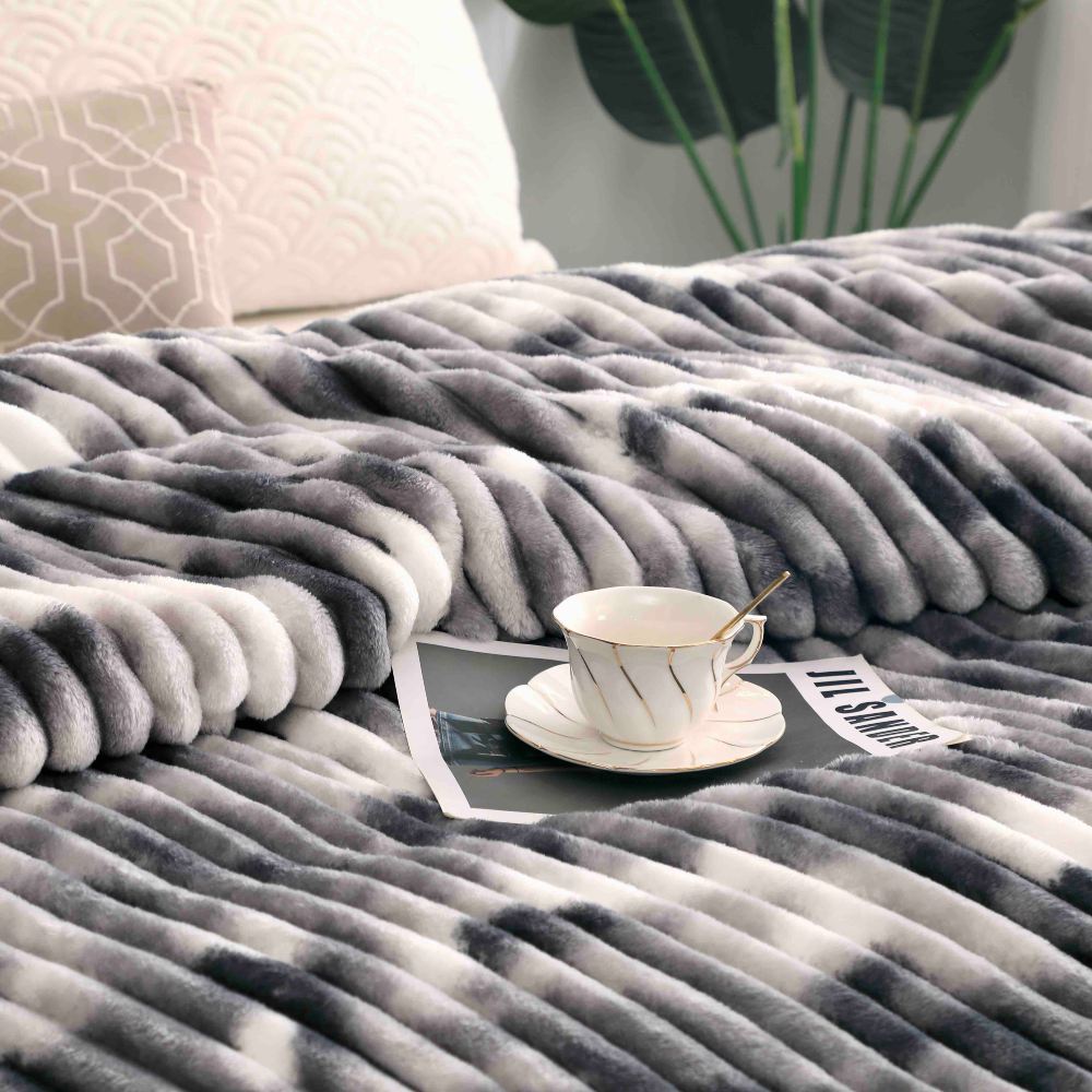 patura cocolino bicolor - alb gri 3 patura cocolino bicolor - alb gri