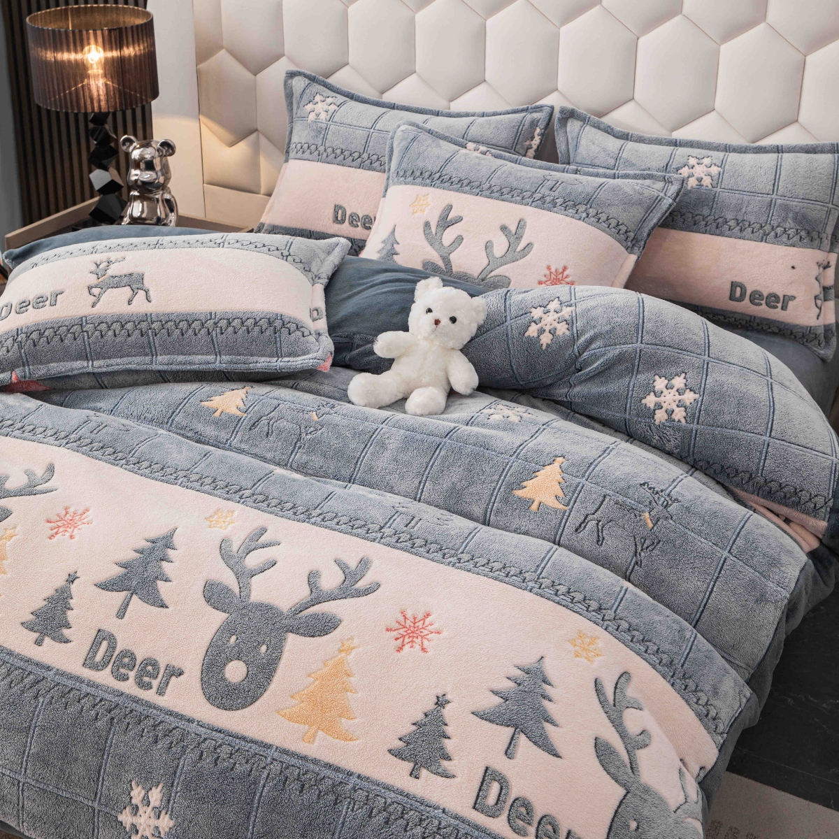 lenjerie craciun renul nou lateral lenjerie craciun renul nou lateral