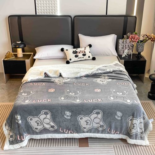 patura cu banita ursulet lucky bear