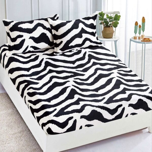 husa cocolino zebra alb negru