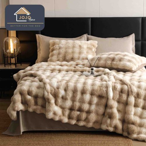 lenjerie blanita iepure alb-maro