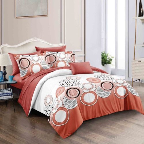 lenjerie portocalie cu cercuri