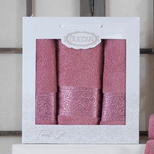 set prosoape 3 buc roz