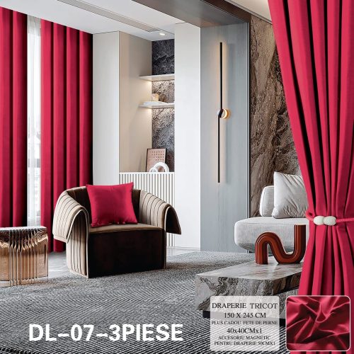 draperie tricot grena