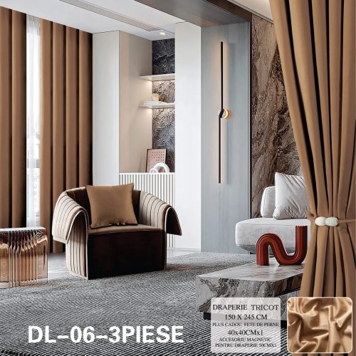 draperie tricot maro