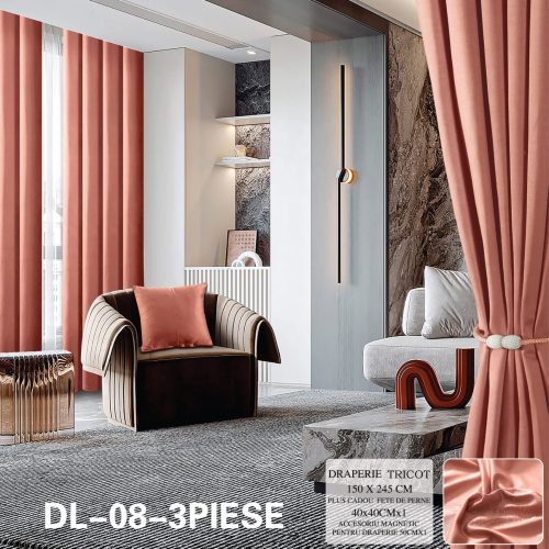 draperie tricot pudra