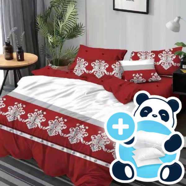 Rosu gri ornamente