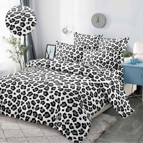 lenjerie alb negru tigru