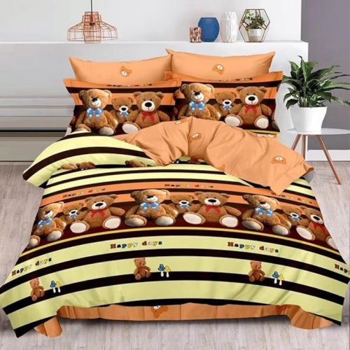 lenjerie cocolino dungi maro ursuleti