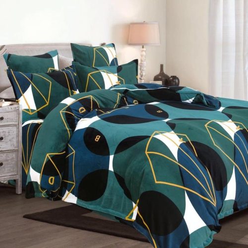 lenjerie cocolino verde cu diamante verde