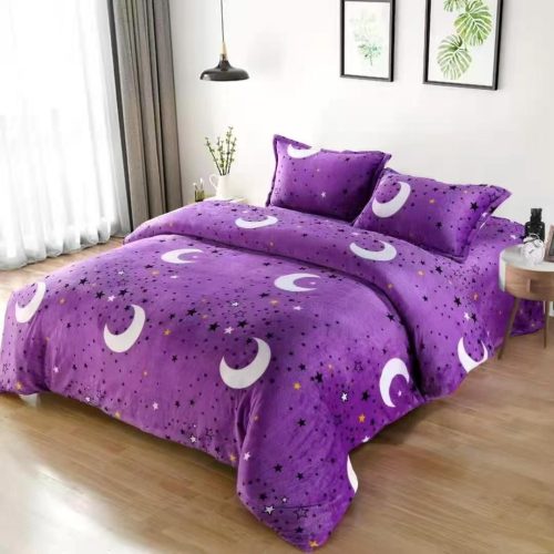 lenjerie cocolino mov cu stelute